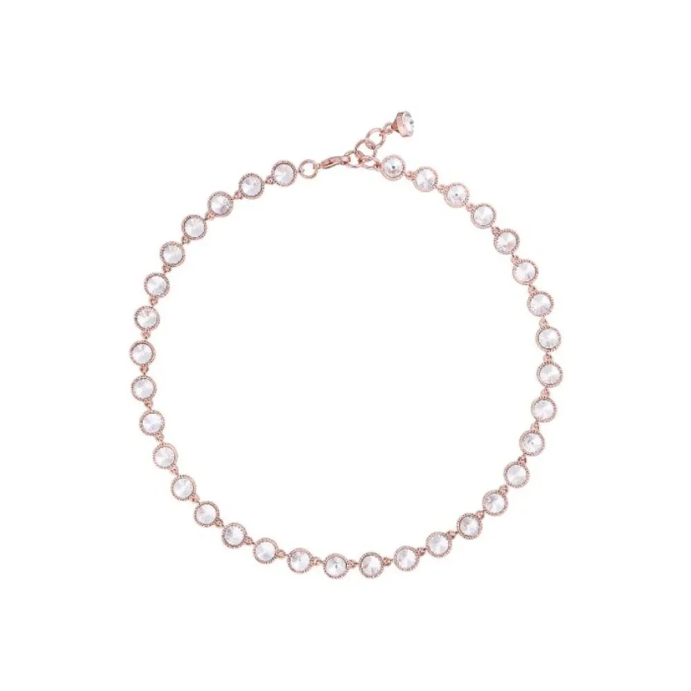 Ted Baker Rose Gold Rivoli Crystal Necklace